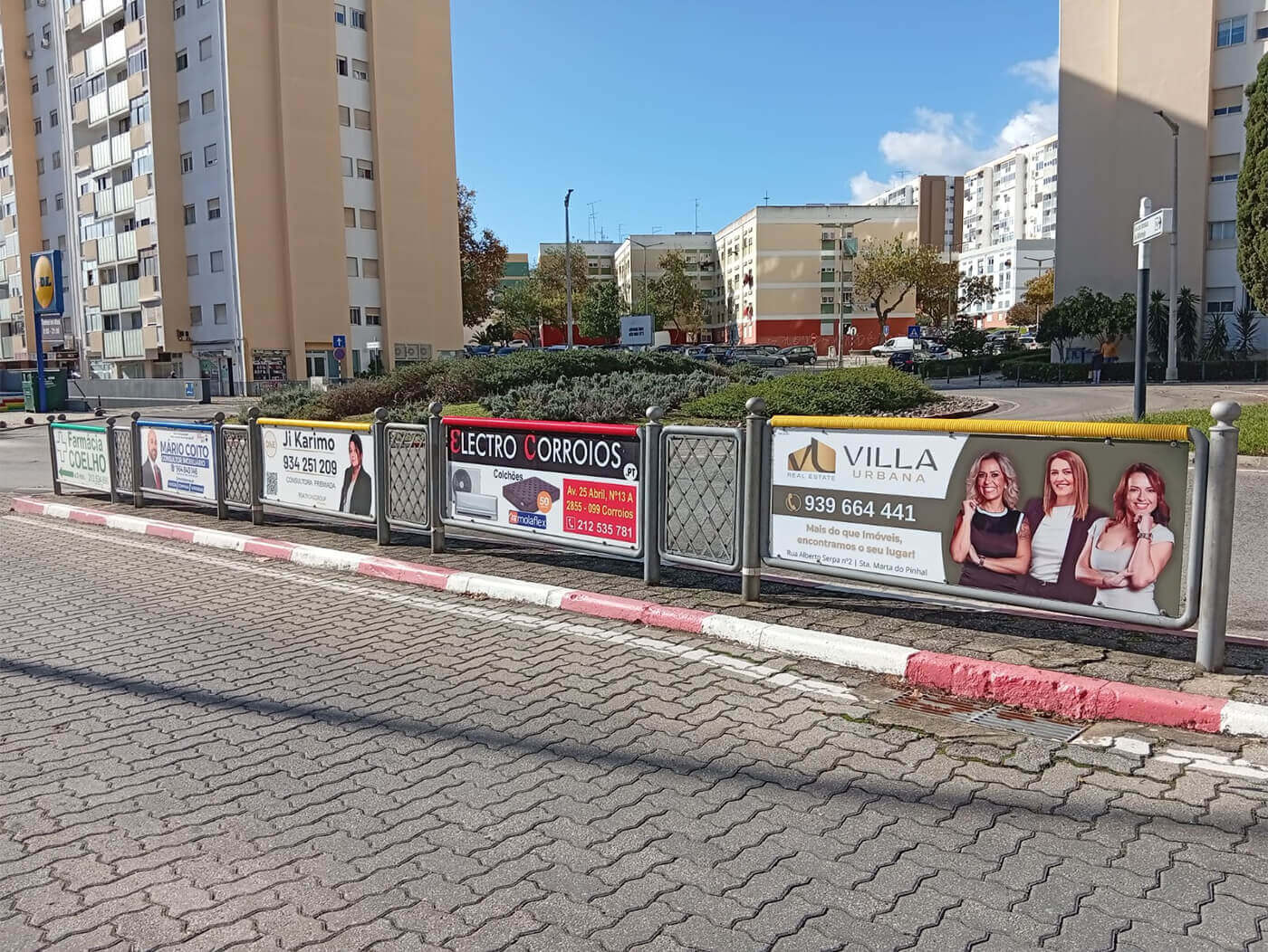 Corrimões para a Via Publica