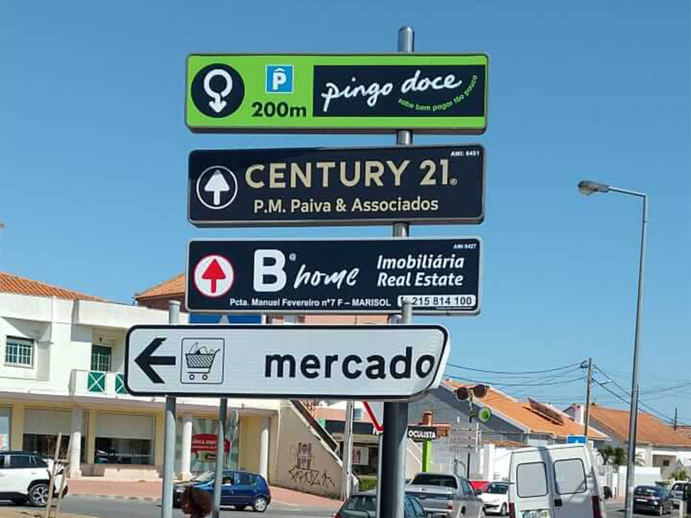 Setas ou sinalética direcional